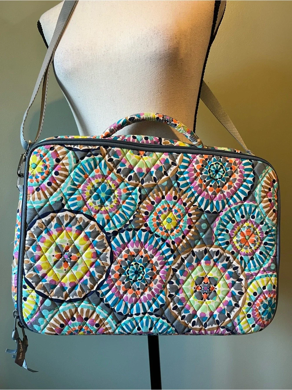 Sunny Medallion Vera Bradley Laptop Workstation Crossbody